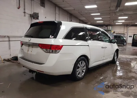 2015 Honda Odyssey Ex-L из США, поврежденный, VIN 5FNRL5H6XFB068370